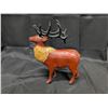 Image 1 : Vintage Hand Carved Wooden Elk 7"