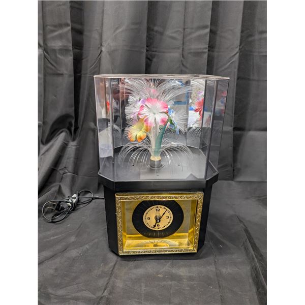 Vintage Clock Lamp Fiber Ortic (Still works)