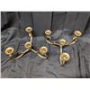 Image 2 : Brass Candle Holder (2) Brass Multi Candle Holders Made in India