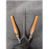Image 4 : Vintage Curling Iron and Waving Iron w/ Wooden Handles