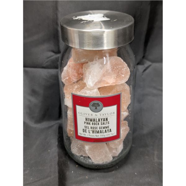 Bottle jar of Himalayan Pink Rock Salts
