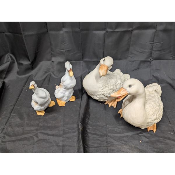 (4) Duck Ornaments