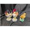 Image 1 : (3) Vintage Chicken Ornaments