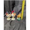 Image 2 : (3) Vintage Chicken Ornaments