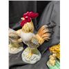 Image 4 : (3) Vintage Chicken Ornaments