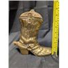 Image 2 : Vintage Brass Cowboy Boot