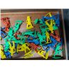 Image 3 : Vintage Plastic -Toy Cowboys and First Nation Toys w/ Case