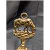 Image 5 : (2) Vintage Brass Bells (1) W/ Horse Design