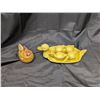 Image 1 : Duck Plate Dish/ Small Duck Decor and Rooster Decor Capsule