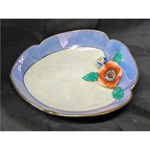 Vintage Noritake Small Dish w/ Flower Decor In Dish /1920s M Morimurd RARE 3D