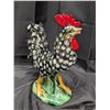 Image 6 : (2) Vintage Glass Hen and Rooster Black and White Figurines