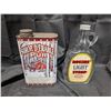 Image 1 : Vintage Rogers Syrup Jug and Canadian Maple Syrup Can