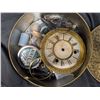 Image 2 : Vintage Tin w/ Vintage Asst. Antique Clock Parts