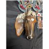 Image 3 : Lot of Horse/Cowboy Themed Decor (2) Freeze Cups, wall Decor, and Coasters