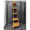 Image 1 : 5 Tier Wooden Plant Stand (48"x8-16")