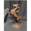 Image 1 : Bronze Rearing Horse Statue
