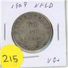 Image 1 : 1909 New Foundland 50 Cents Coin.