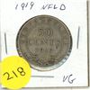 Image 1 : 1919 New Foundland 50 Cents Coin.