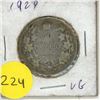Image 1 : 1929 Canada 50 Cents Coin.