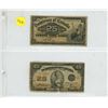 Image 1 : 1900 and 1923 Dominion of Canada Shinplaster.