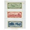 Image 2 : 1954 Canada One, Two, Five Dollars.