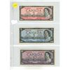 Image 1 : 1955 Canada Two, Five, Ten Dollars.