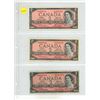 Image 1 : (3) 1954 Canada Two Dollars.