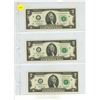 Image 1 : (3) Series 2017 A  U.S.A. Two Dollars.