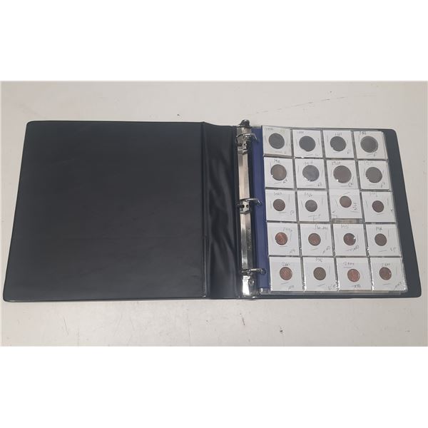 Junior Binder Collection Set. (It Includes Large One Cents, Small Cents, 5, 25, 50 Cents, 1 Dollars,