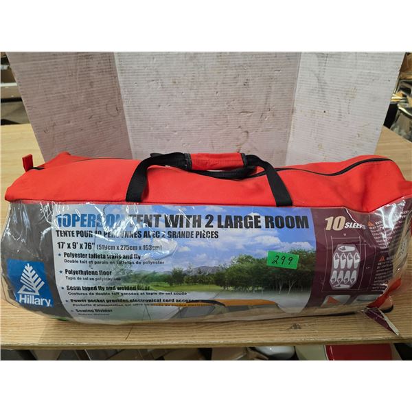 10 person tent- like new
