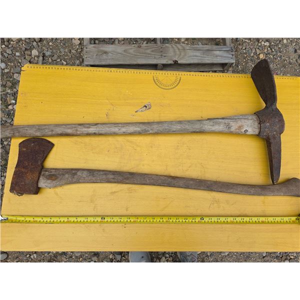 1 pickaxe and axe