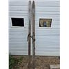Image 1 : Set of primitive wood skis