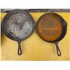 Image 3 : 4 frying pans - 3 are cast iron