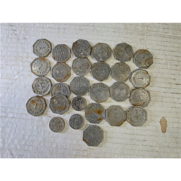 Saskatchewan merchant trade coins