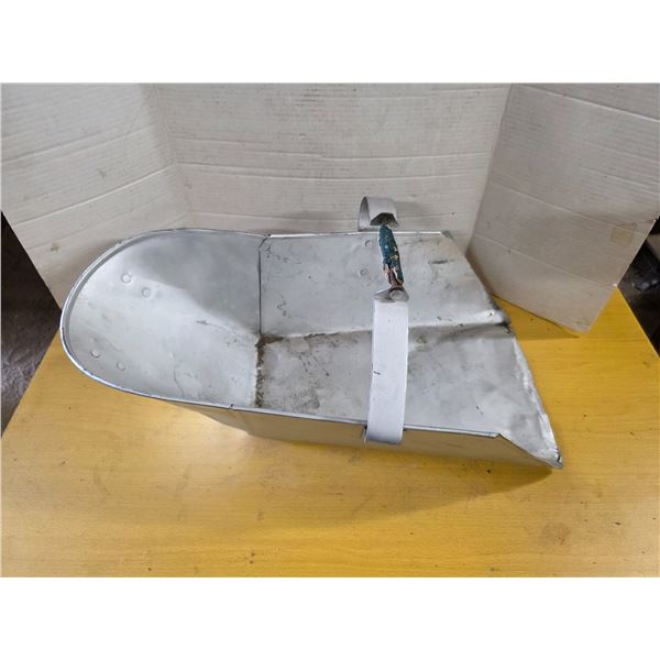 Antique grain scoop