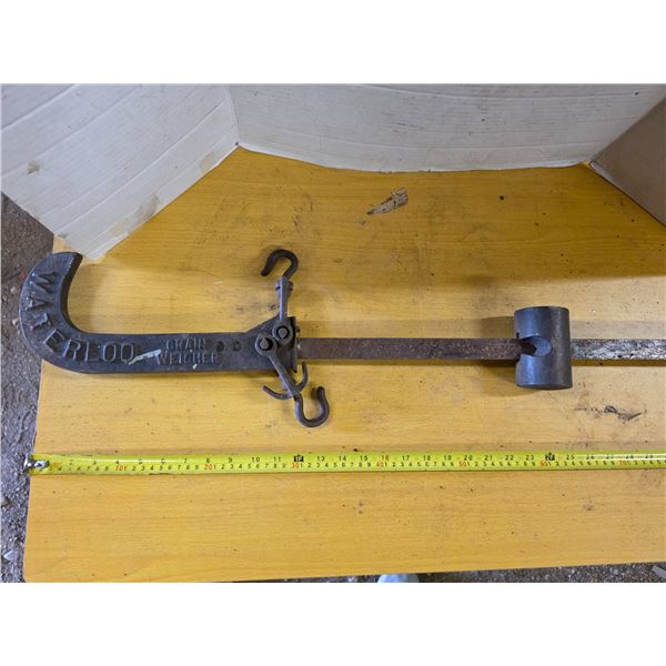 Vintage waterloo beam scale