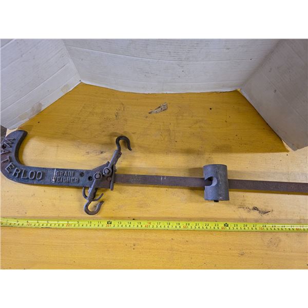 Vintage waterloo beam scale