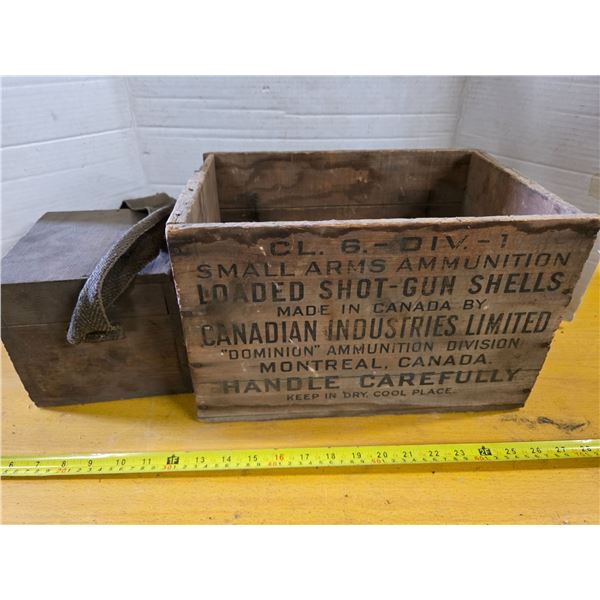 Military crate and box