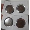 Image 2 : Lot of 4 Canadian Large Cents: 1916, 1917, 1918 & 1919. F-12 – VF-30.