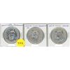 Image 1 : Lot of 3 Canadian Explorers medals including Alexander Mackenzie, Samuel de Champlain and Robert de 