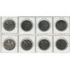 Image 2 : Lot of 8 1997 Calgary Labatt Brier Tokens from 8 provinces and territories.