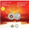 Image 1 : Royal Canadian Mint 2022 Truth and Reconciliation Keepsake. Each Colourized medal was sold with a ma