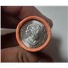 Image 3 : Unopened roll of 40 2004P Red Colourized Poppy Special Edition 25 Cents. Lest We Forget.