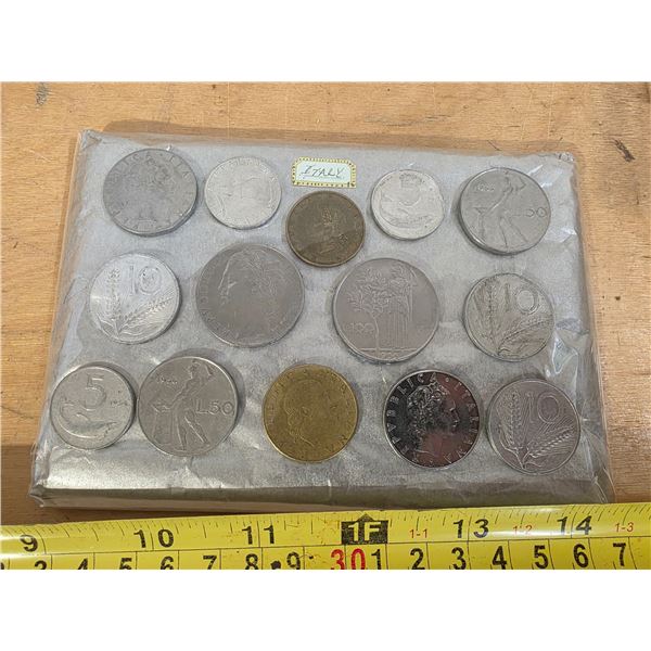 Lot of various italian coins