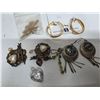 Image 1 : Lot of earrings, some mexican silver