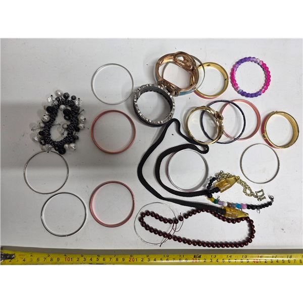 Lot of various bracelets