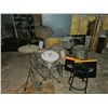 Image 1 : drum kit with kick and sticks