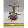 Image 1 : Antique tin spinning merry-go-round with planes-7"H- from the 1940's-50's