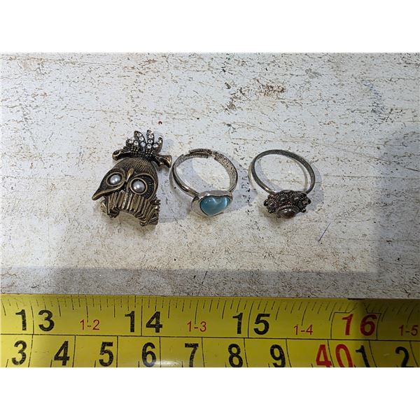 3 rings