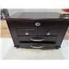 Image 1 : Jewelery cabinet- 4 drawers and mirror- 18" by 10" by 12"H
